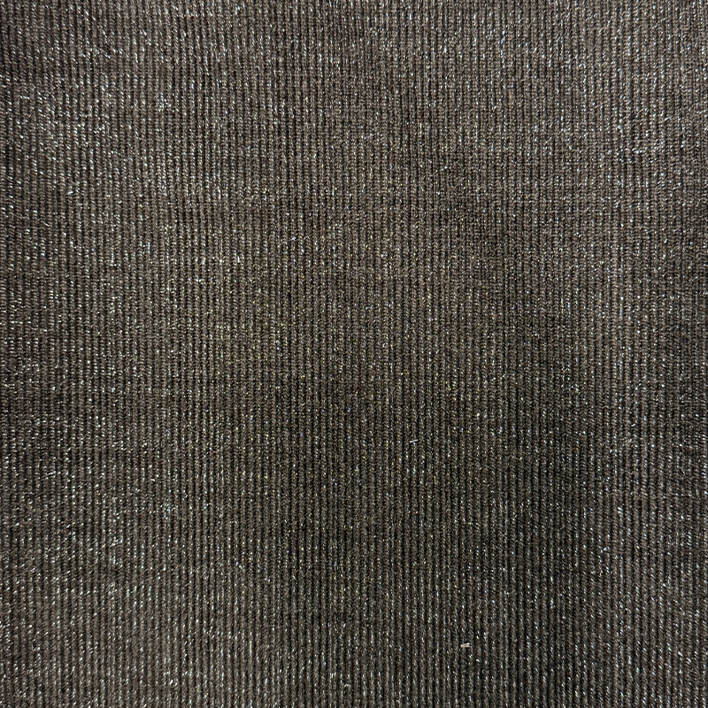 NO6110 Silver Thread na European Cotton Velvet na Tela