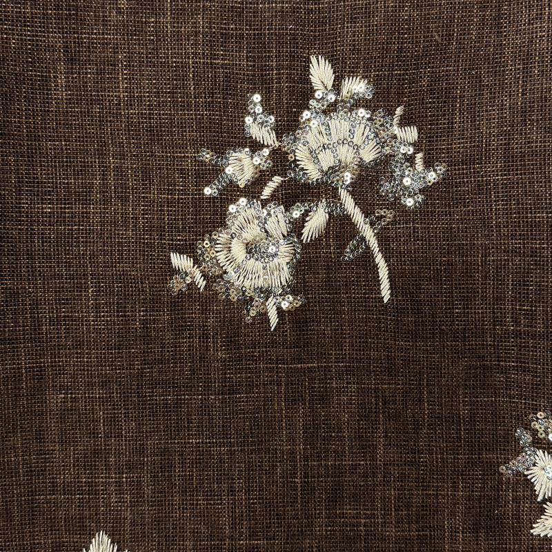 NO6111 Chenille Embroidery Tela
